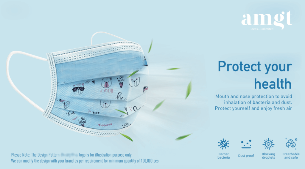 Kids Face Masks Disposable Kids Protective Mask Supplier in Dubai