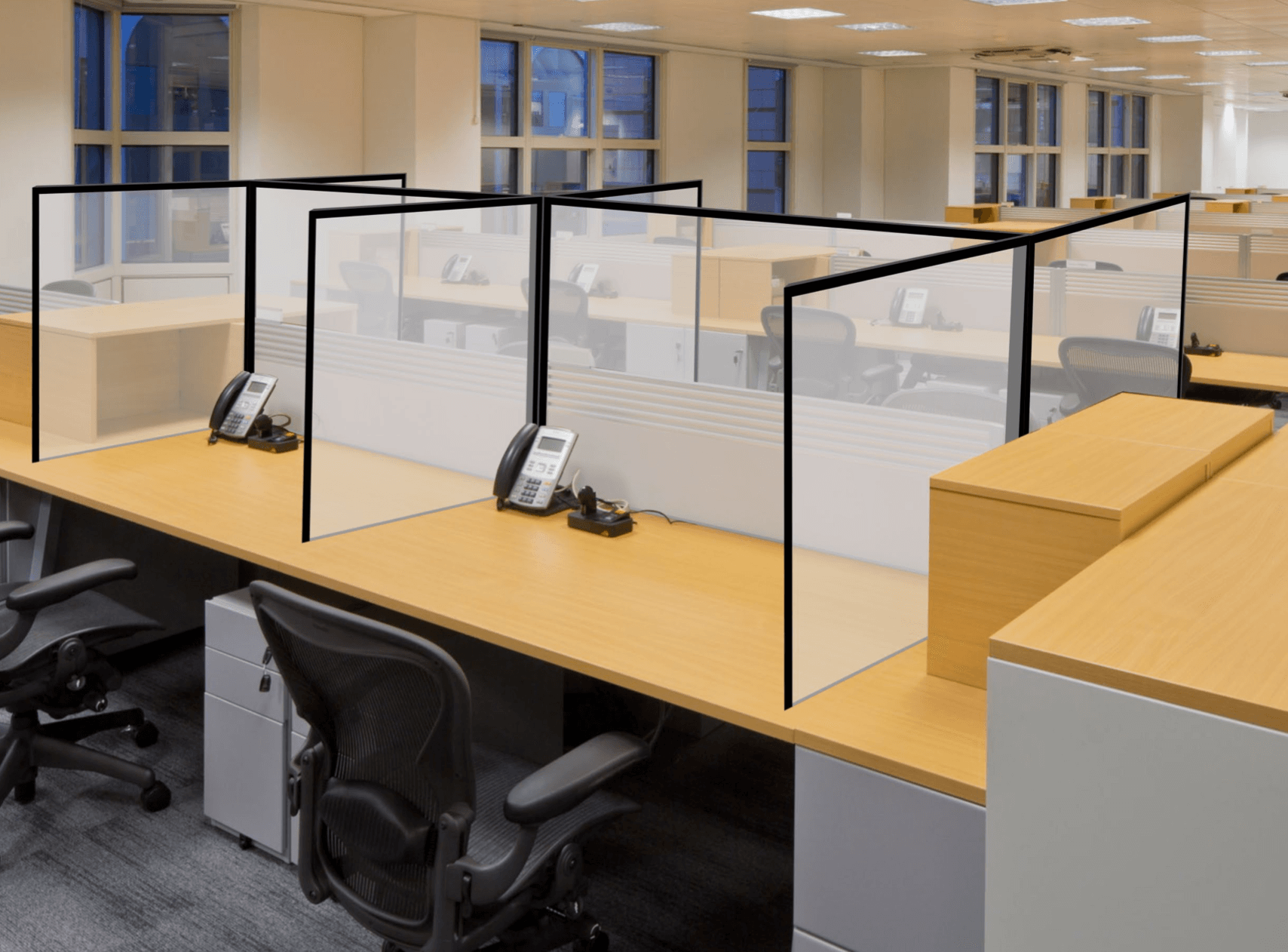 Shield Protection for Office Workstations